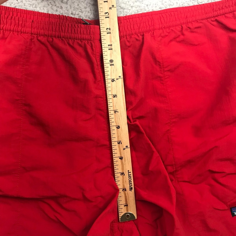 Patagonia Baggies Shorts Mens 2XL Red Lightweight 4" Lined Pockets Nylon - Picture 8 of 11